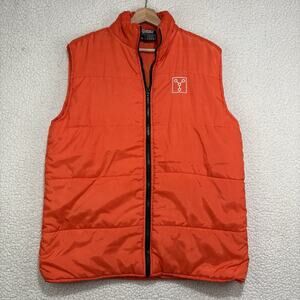 Back To The Future Marty McFly Puffer Vest Full Zip Orange Size L Loot Crate
